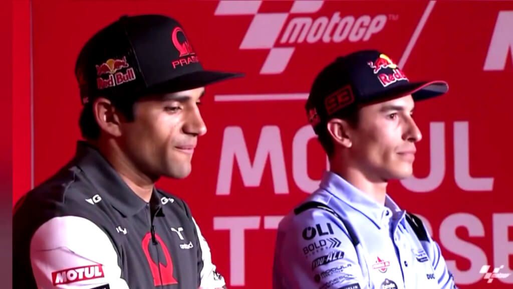  Marc Márquez y Jorge Martín, en el Gran Premio de Assen.