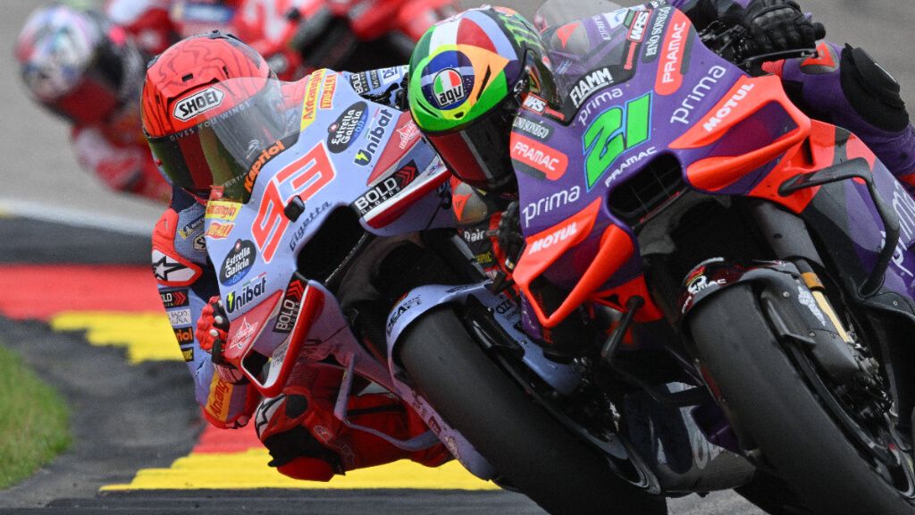  Marc Márquez, en el Gran Premio de Alemania.