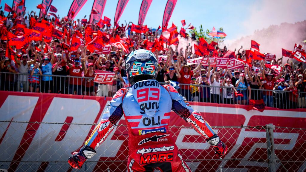  Marc Márquez en el Gran Premio de Montmeló.