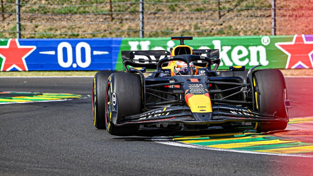  Max Verstappen, en el Gran Premio de Hungría.