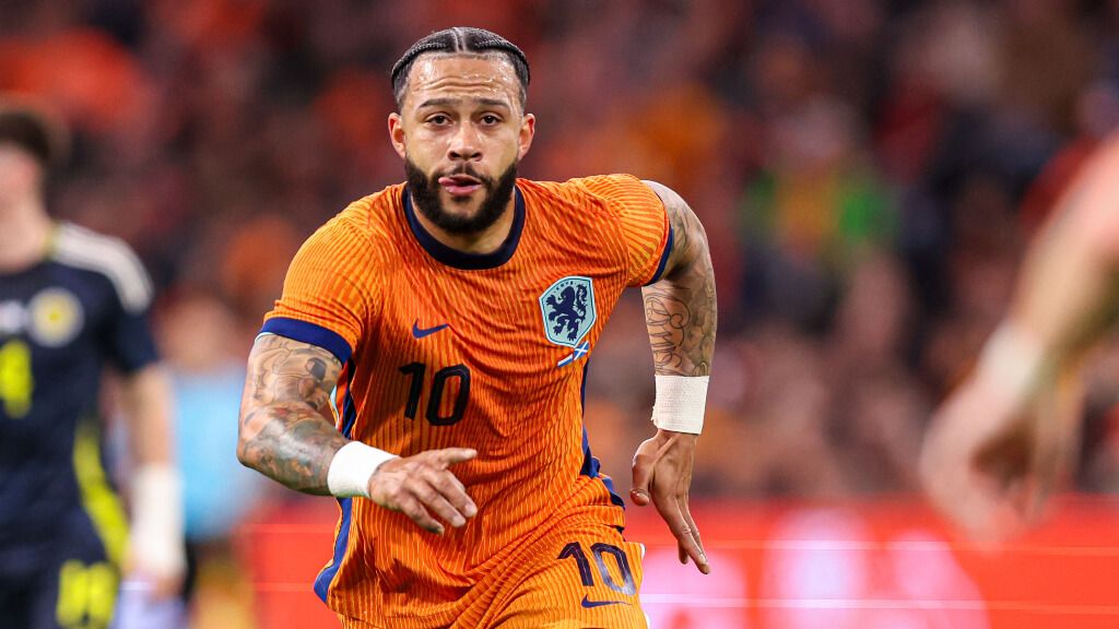  Memphis Depay, en un partido con Países Bajos (Europa Press).