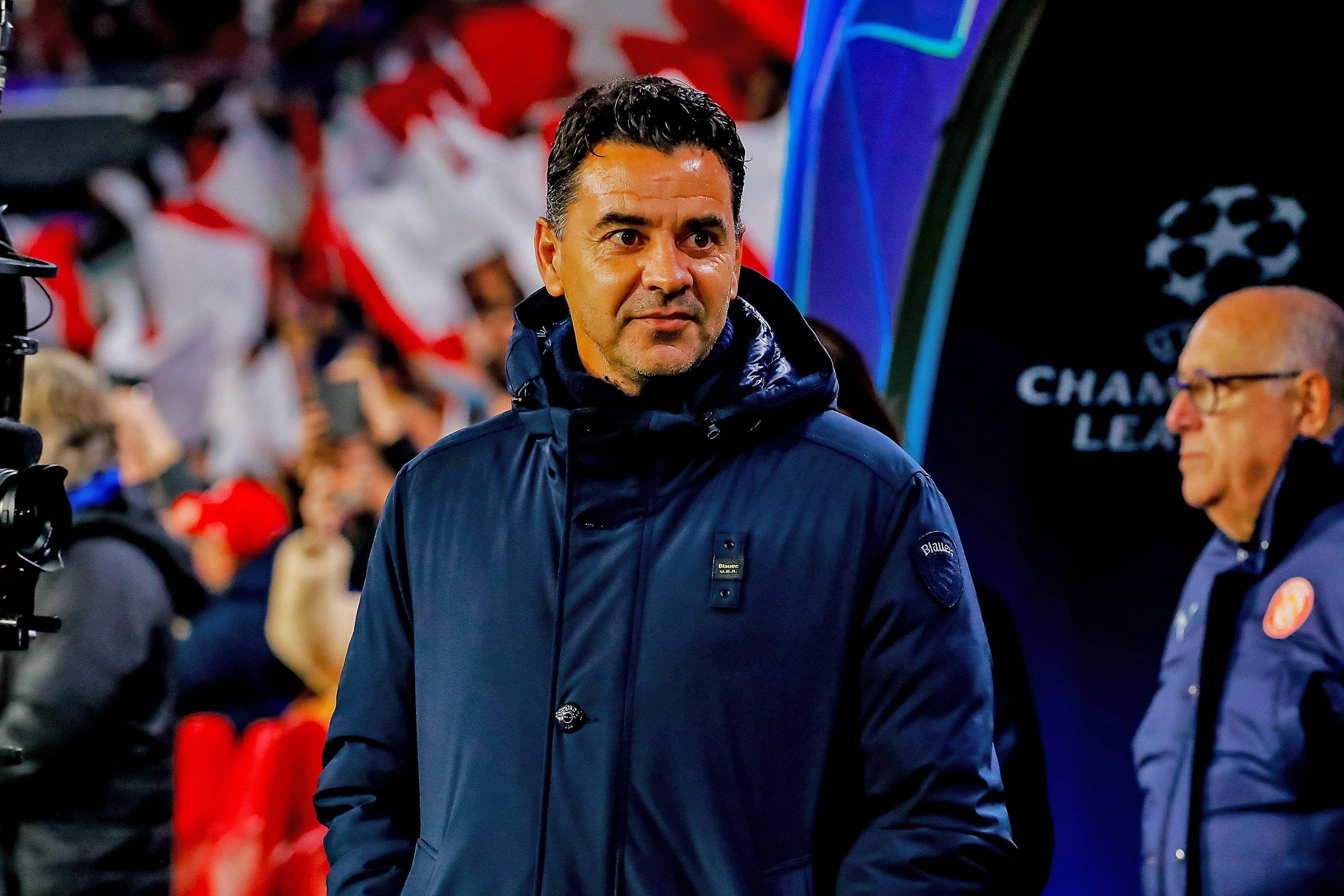 Míchel, en un partido del Girona (Foto: Cordon Press).