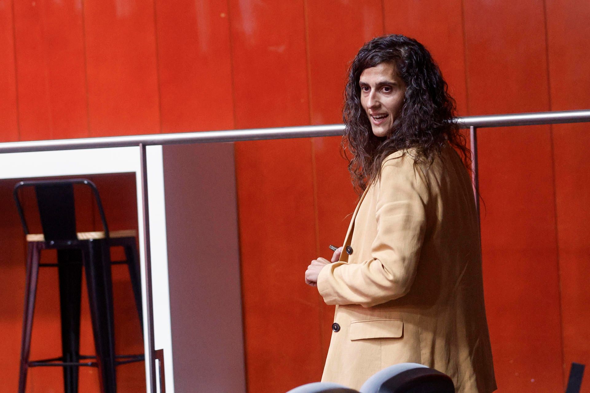  Montse Tomé, en su presentación de la selección femenina (FOTO: EFE).