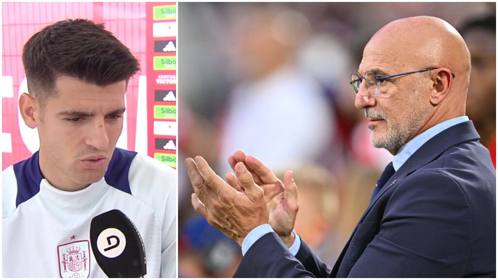  Fotomontaje de Álvaro Morata y Luis de la Fuente (Cordon Press)