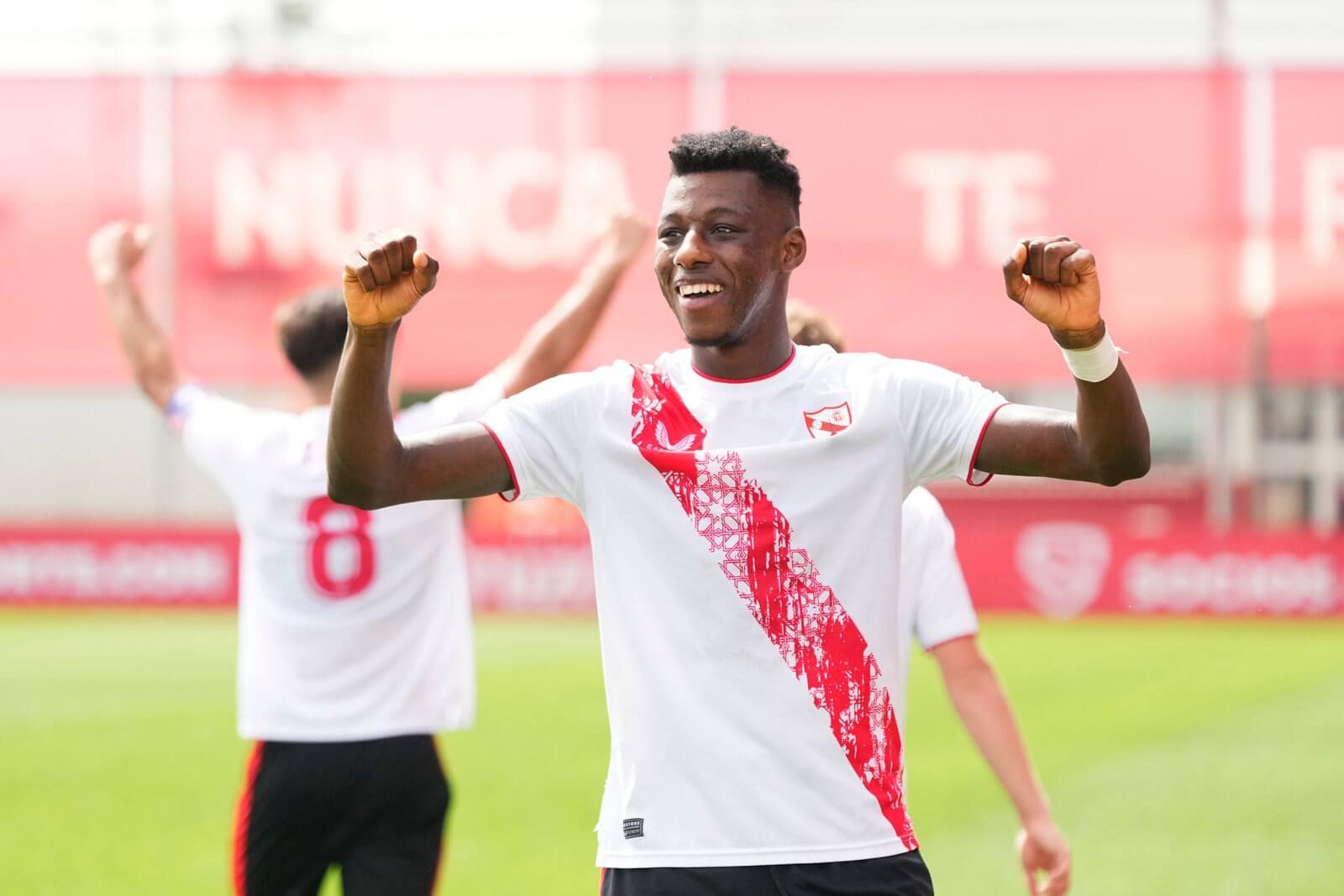  Musa, celebrando su gol ante el San Roque.