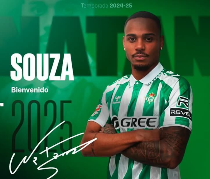 Natan Souza, nuevo jugador del Real Betis
