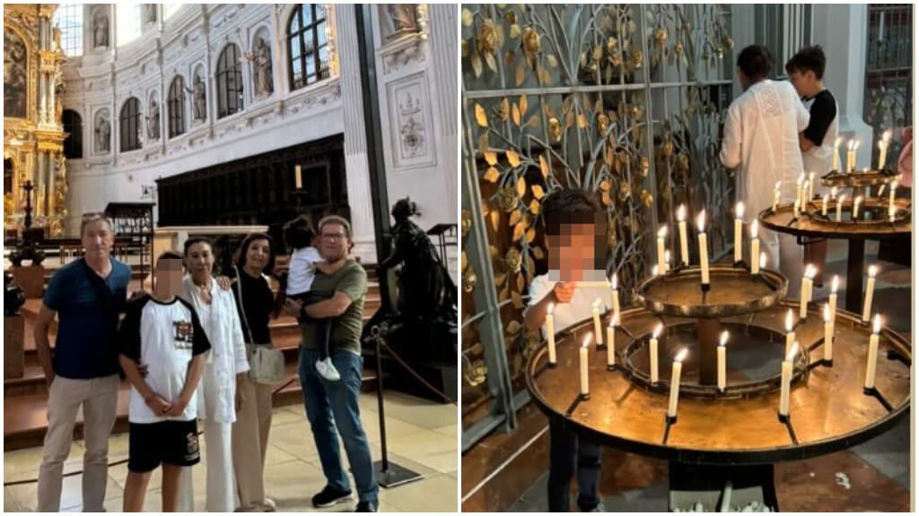  La familia de Jesús Navas antes del España - Francia (Instagram: @alejandramoralsoyo)