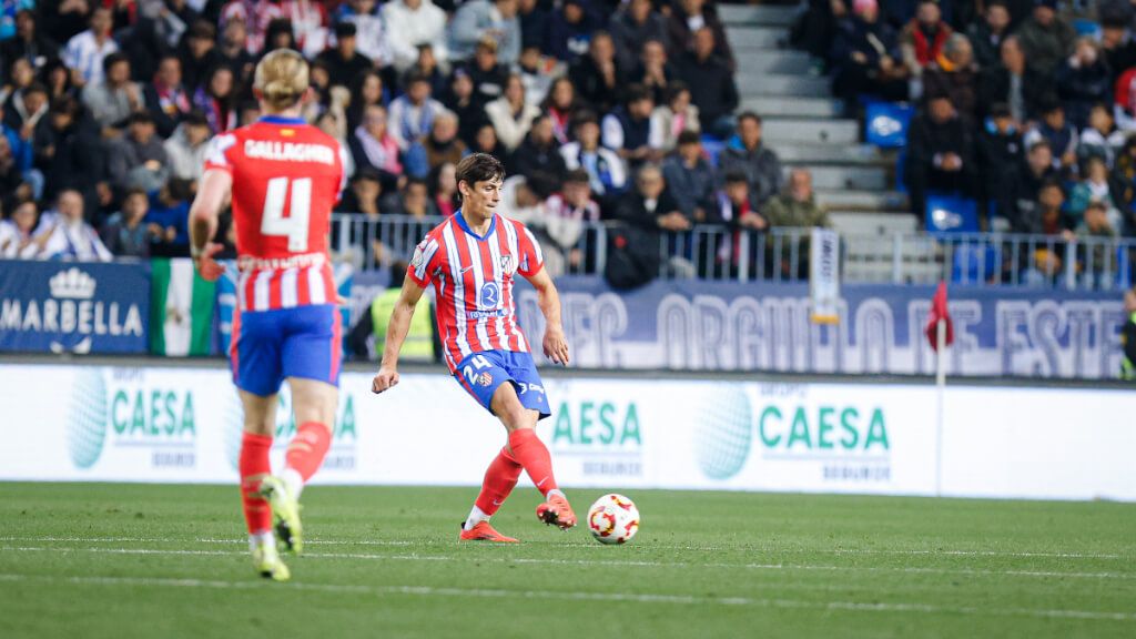  Robin Le Normand, en el Marbella-Atlético ('X' Atleti)