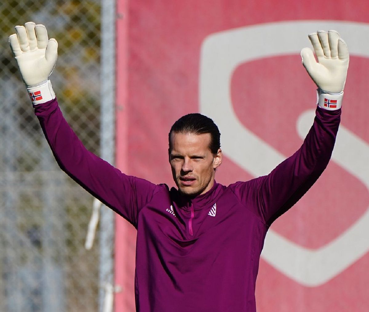  Nyland, en el entrenamiento de este jueves.