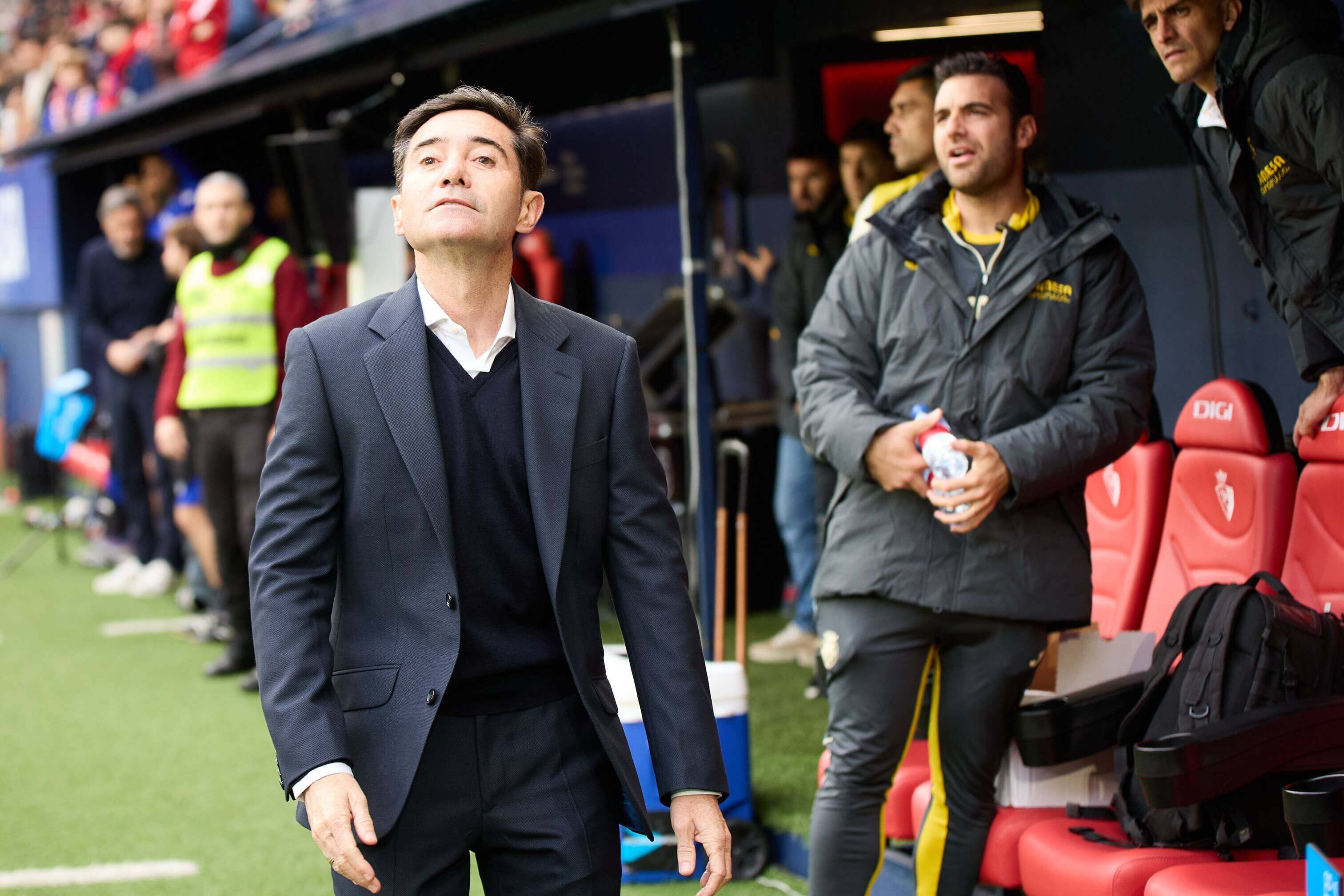  Marcelino García Toral, antes del Osasuna-Villarreal.