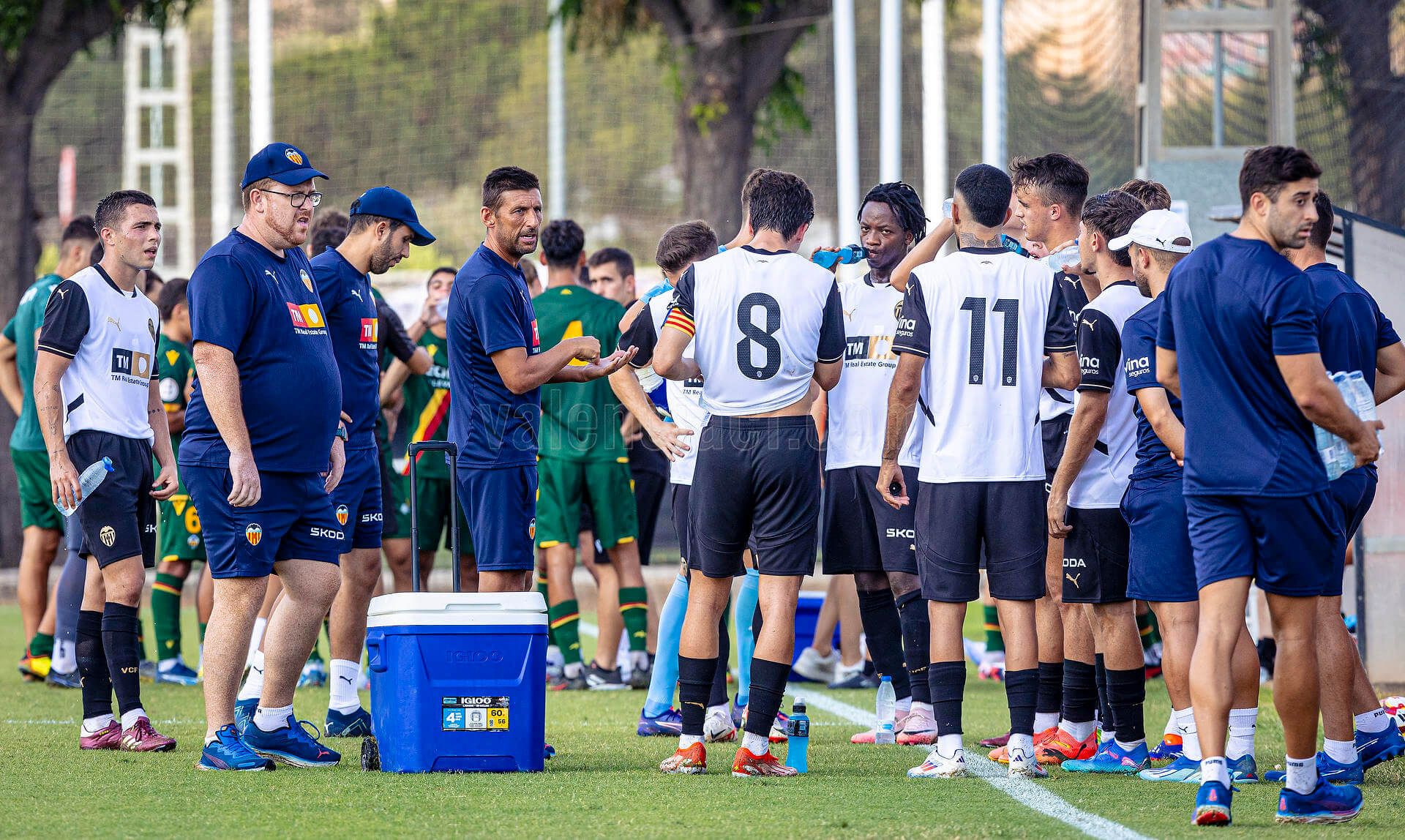 Partido amistoso del VCF Mestalla.