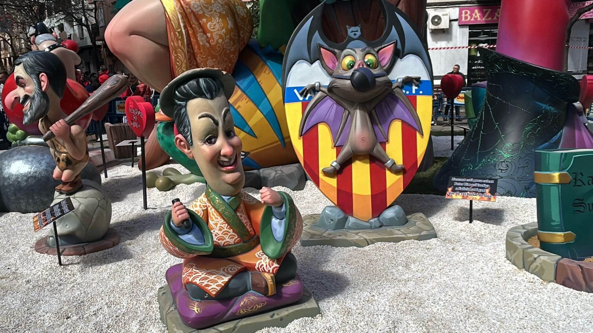 Peter Lim en las Falla Jerónima Galés - Litógrafo