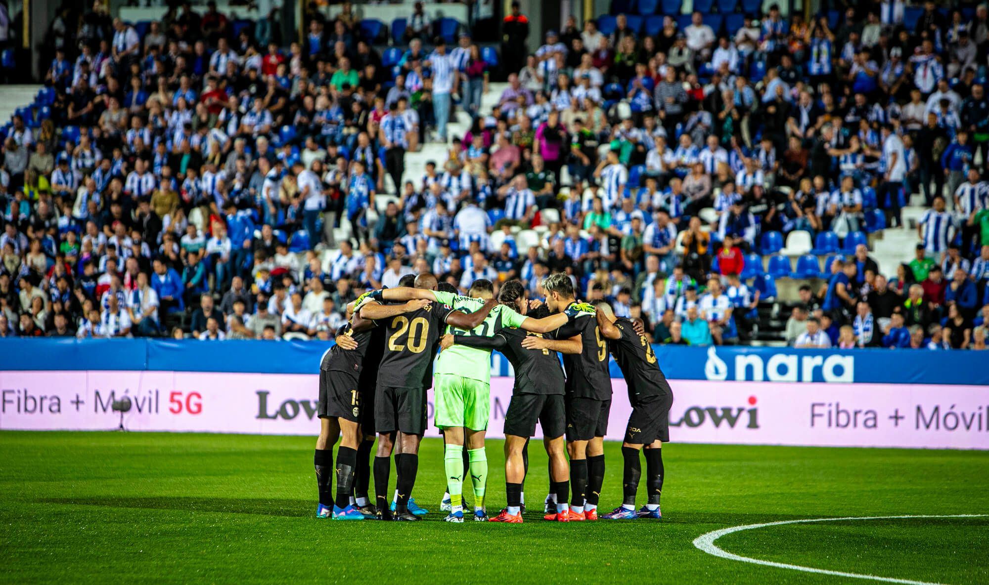 Piña antes del partido ante el CD Leganés.