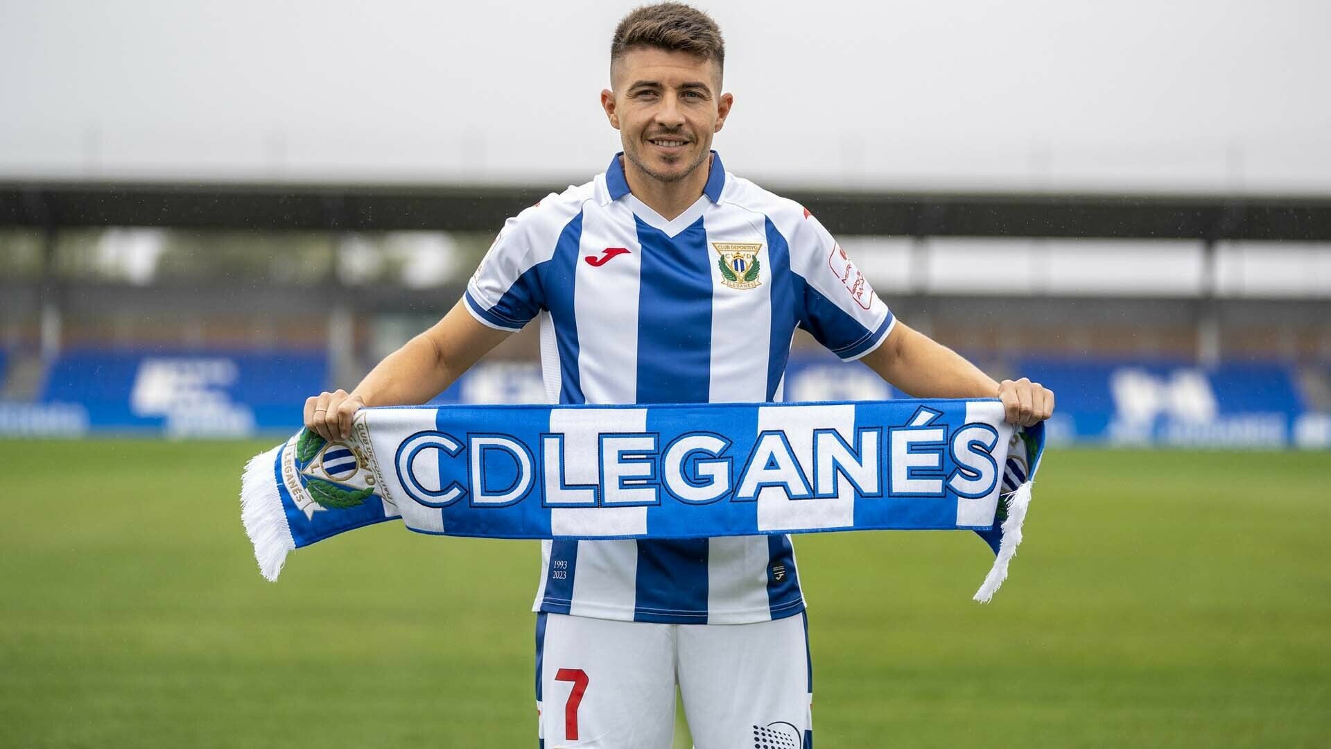  Portillo posa en el CD Leganés.