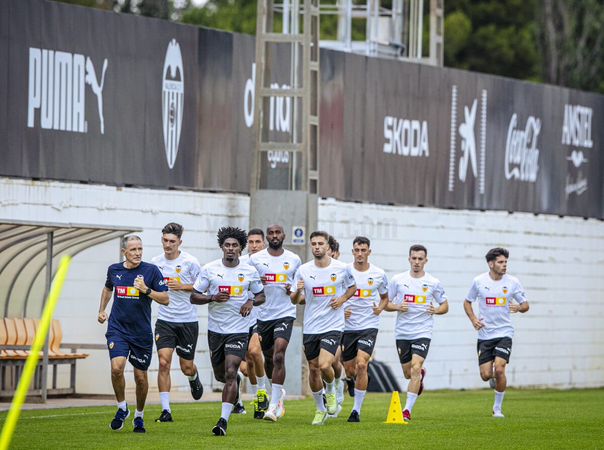 Primer entrenamiento de la pretemporada.