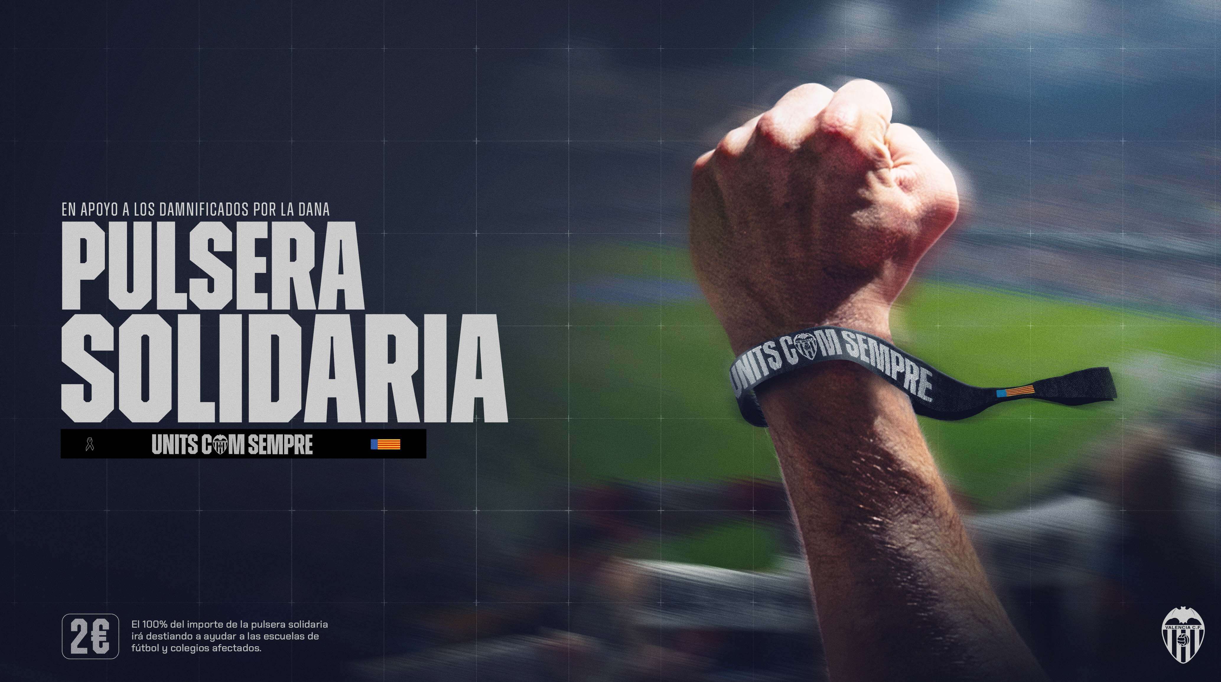  Pulsera solidaria del Valencia CF