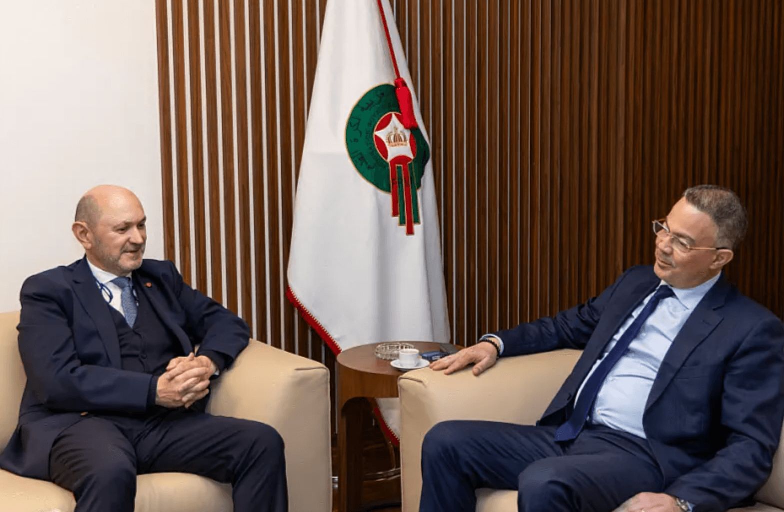  Rafael Louzán en Marruecos para hablar del Mundial 2030