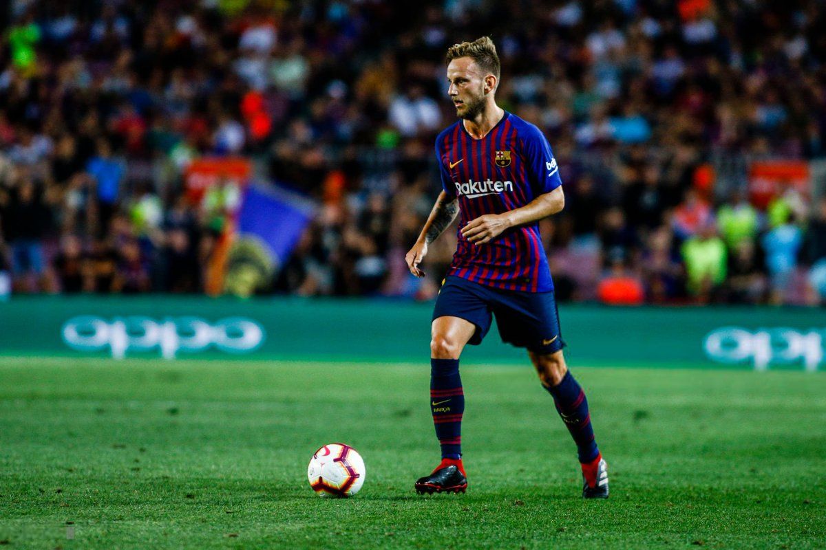  Ivan Rakitic, durante un partido con el Barcelona.