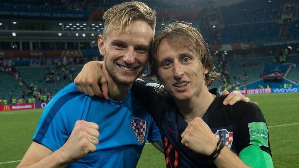  Rakitic y Modric, Mundial de Rusia 2018