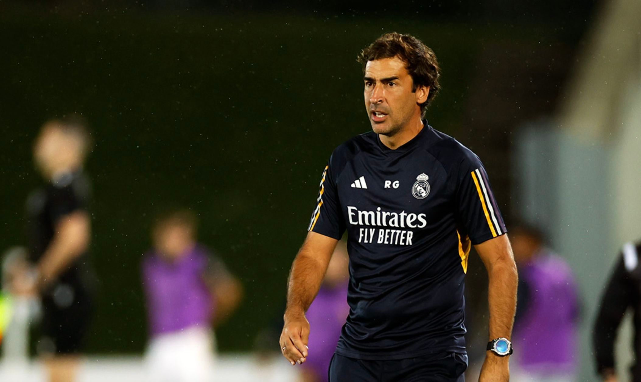 Raúl González, entrenador del Castilla.