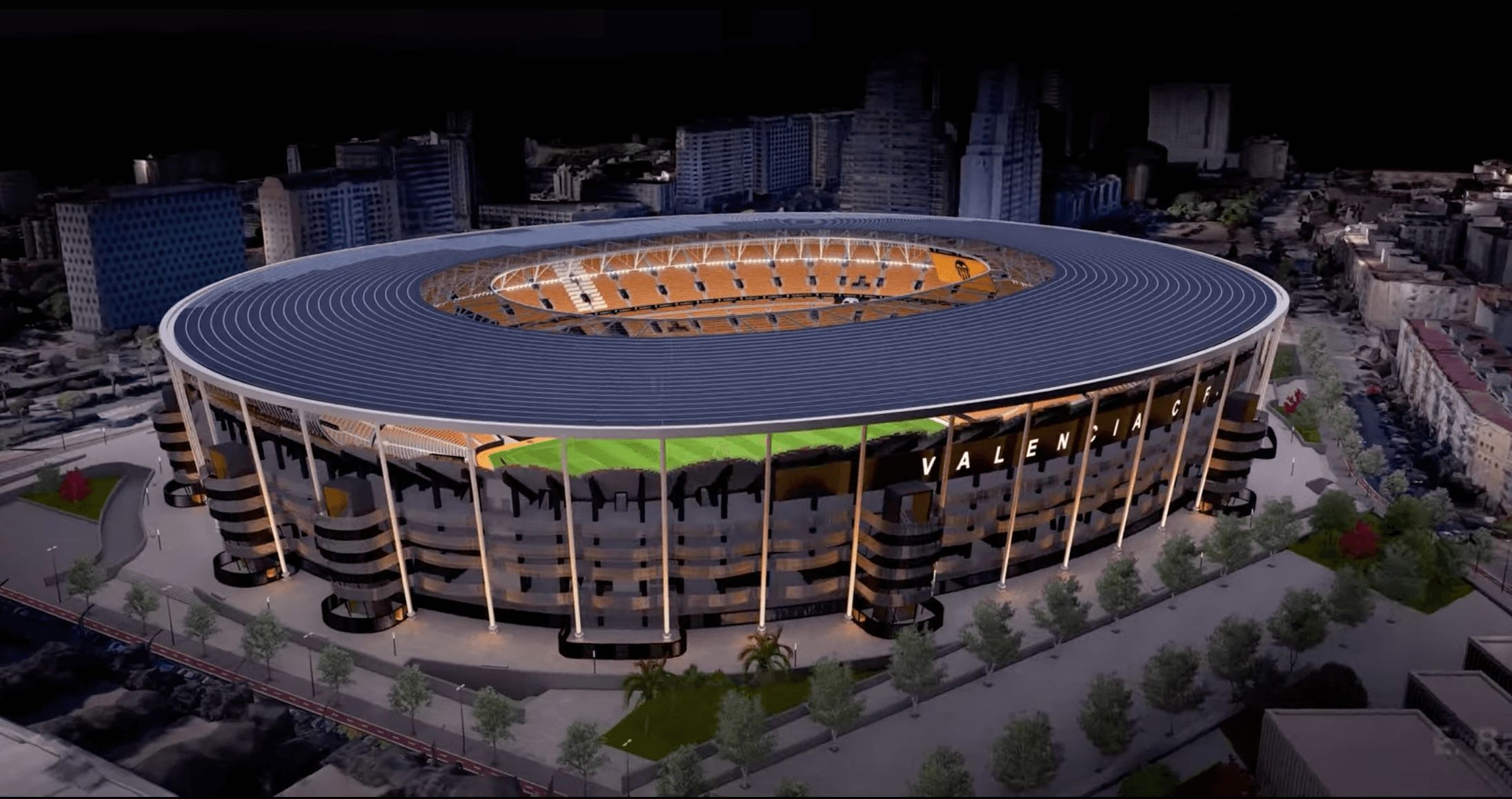 Recreación del Nou Mestalla