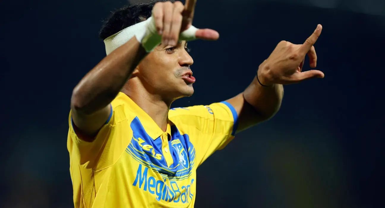 Reinier, en la victoria del Frosinone ante el Empoli. Foto: EFE