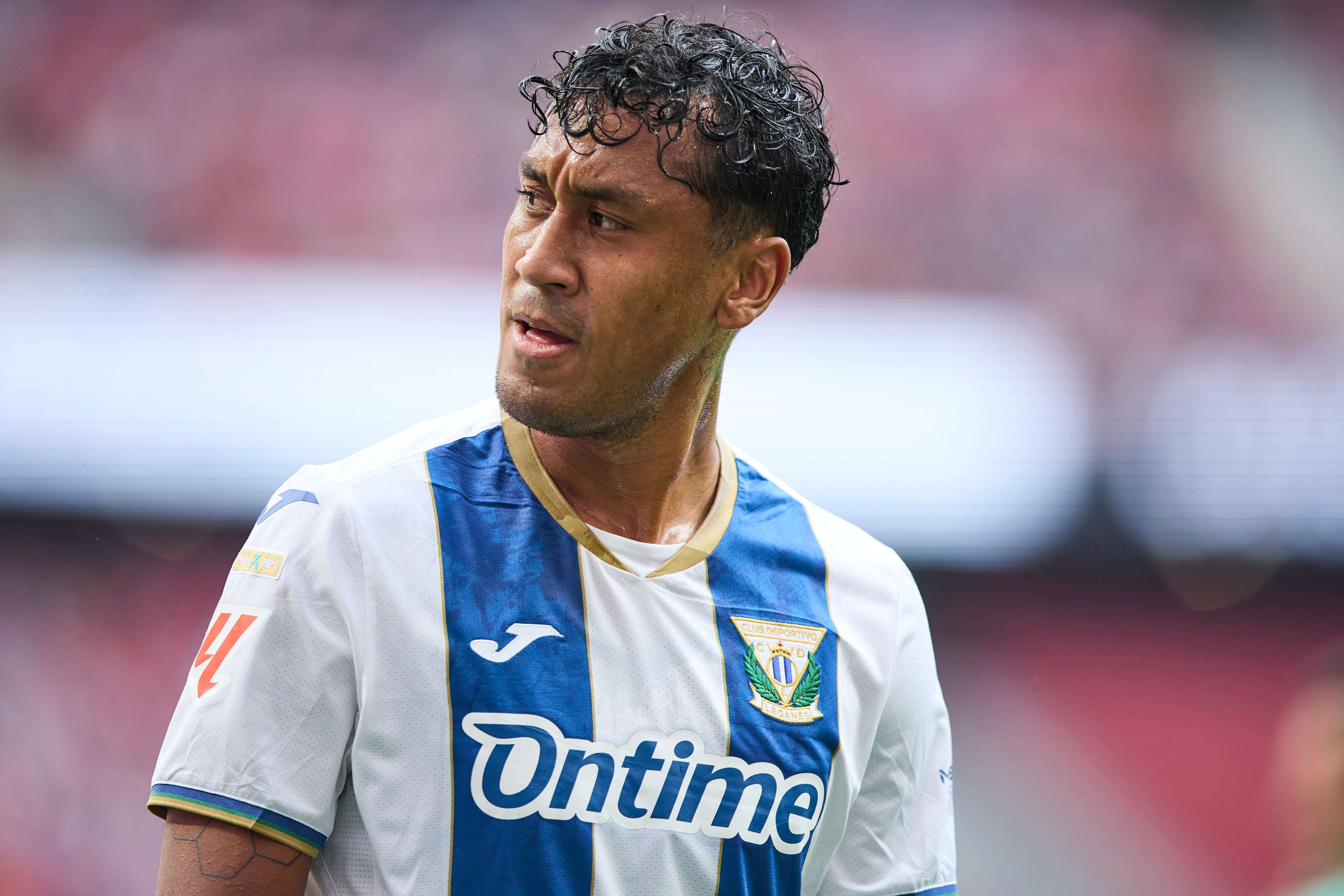 Renato Tapia, en un partido con el Leganés (Foto: Cordon Press).