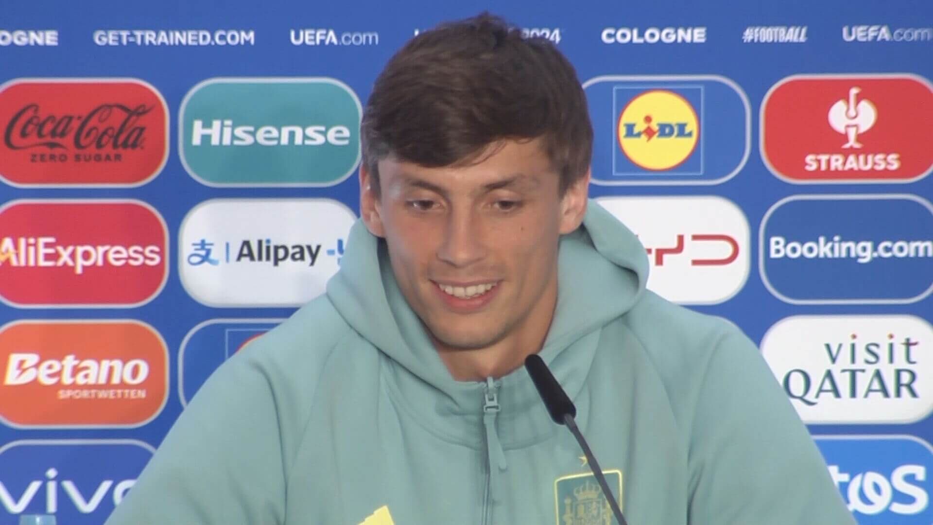 Le Normand en sala de prensa previa al partido contra Georgia