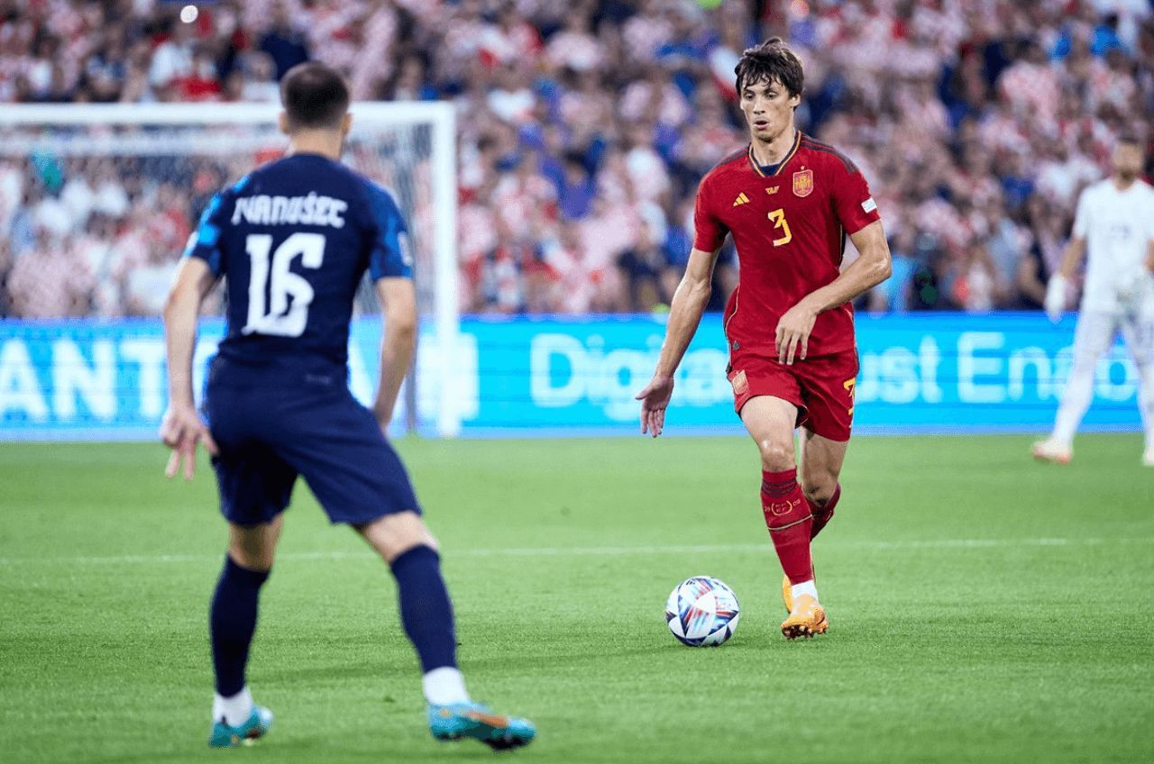  Robin Le Normand volverá a enfrentarse a Croacia con España, esta vez en la Eurocopa.