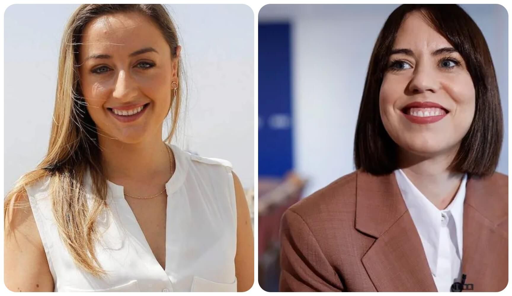  Rocío Gil (izquierda) contesta a Diana Morant (Derecha)