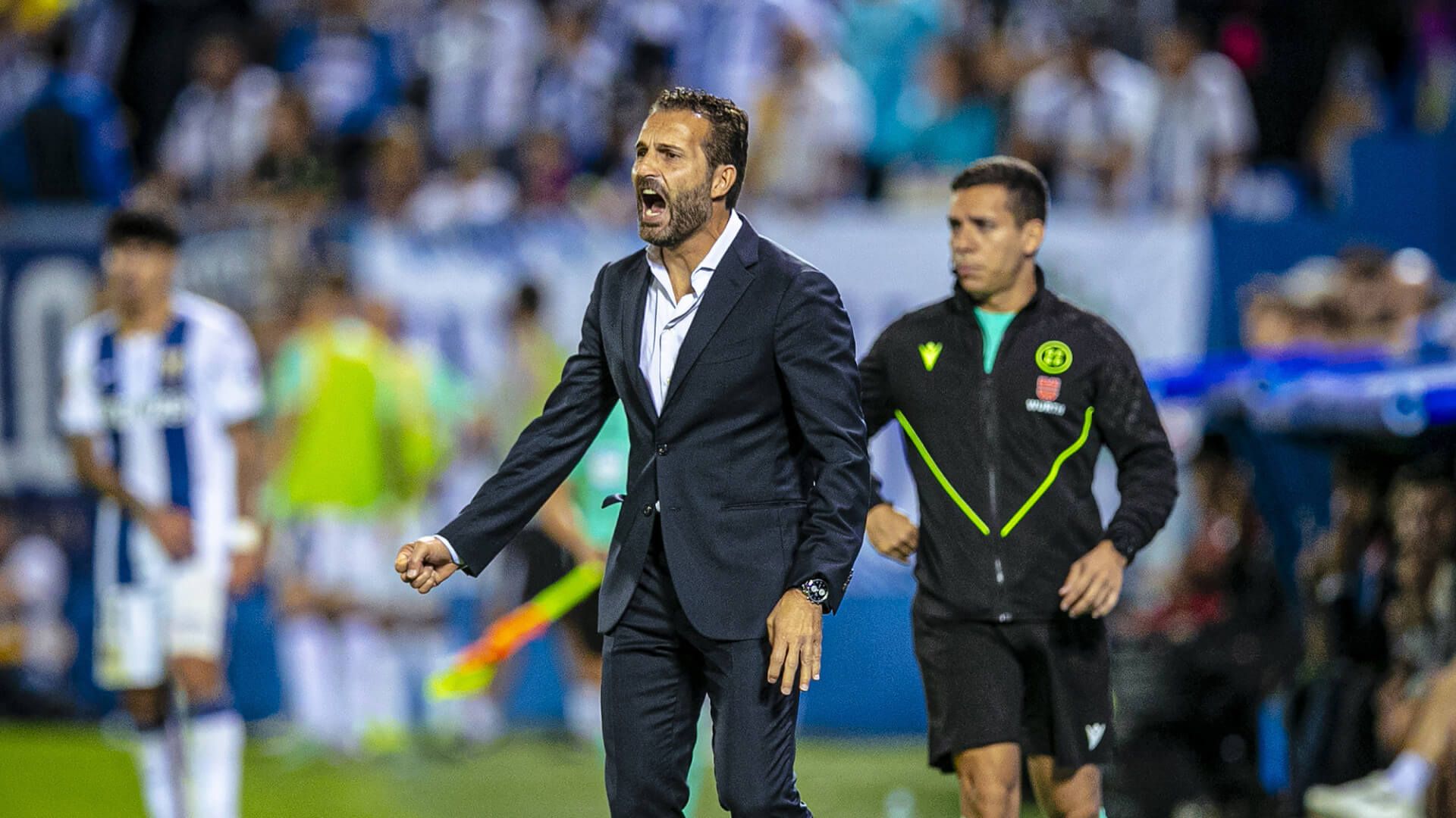 Rubén Baraja. ante el CD Leganés.