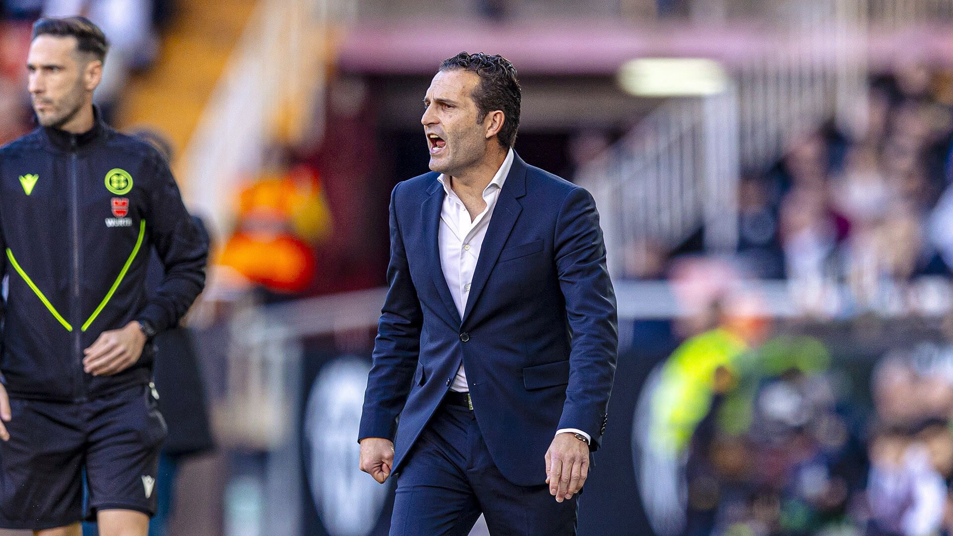 Rubén Baraja, ante el Deportivo Alavés.