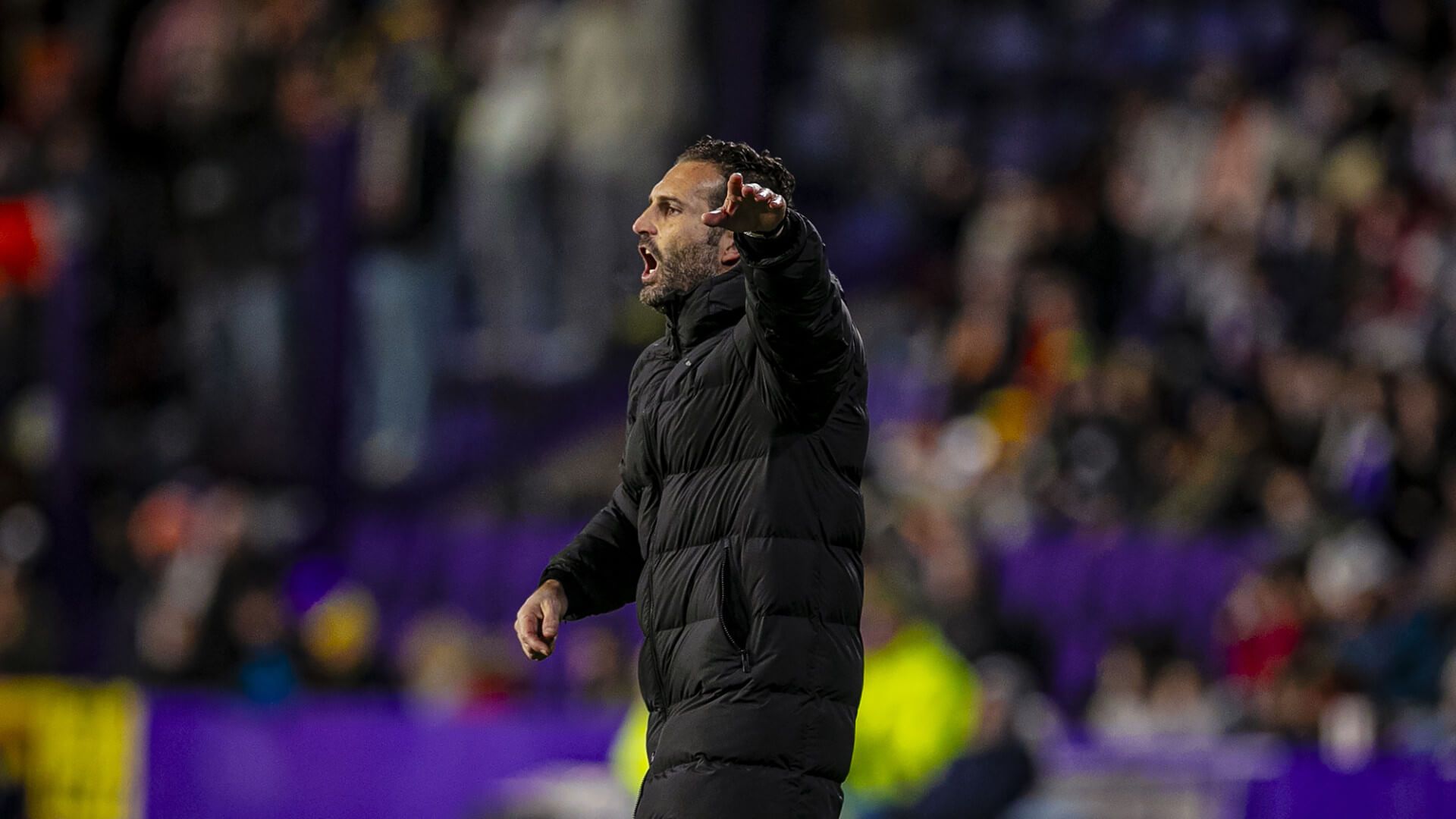 Rubén Baraja, ante el Real Valladolid.