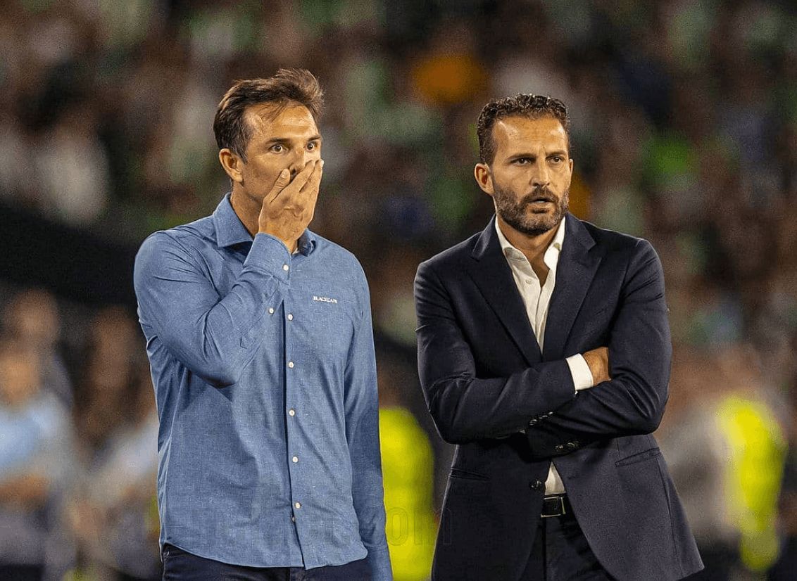  Rubén Baraja en el Betis-Valencia con Marchena