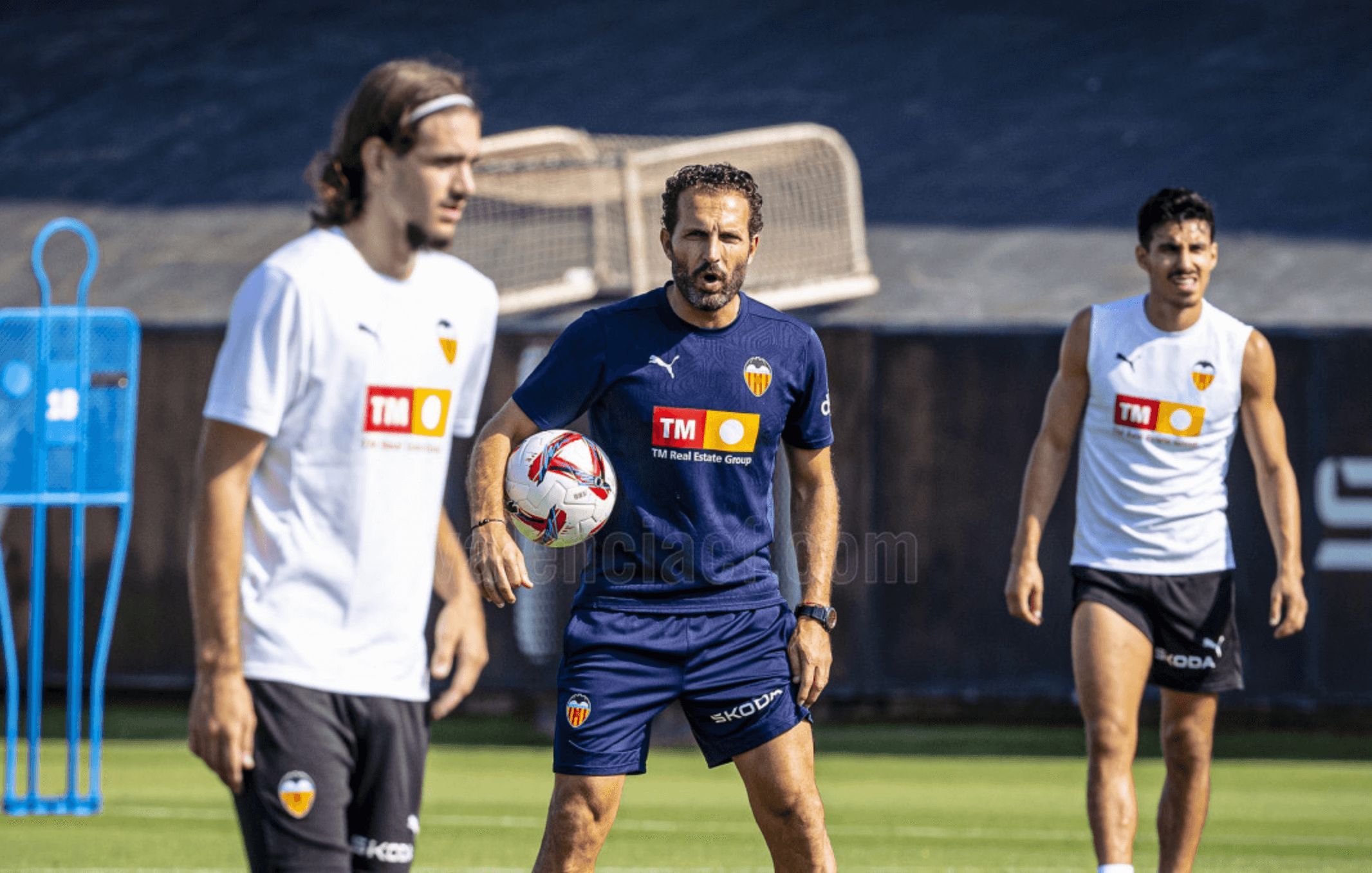  Rubén Baraja, en un entrenamiento.