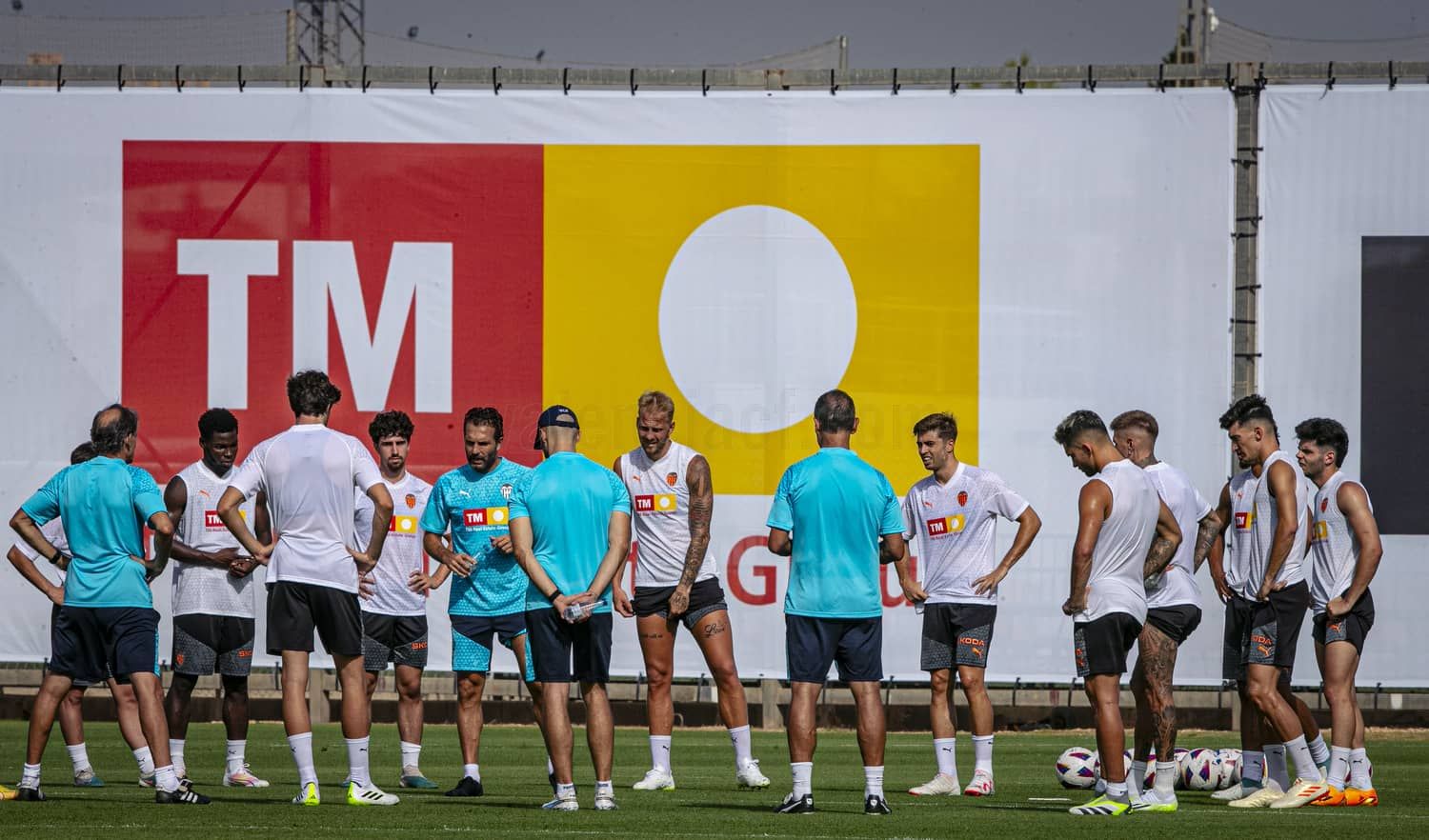 Rubén Baraja, en la pretemporada 2023/24.