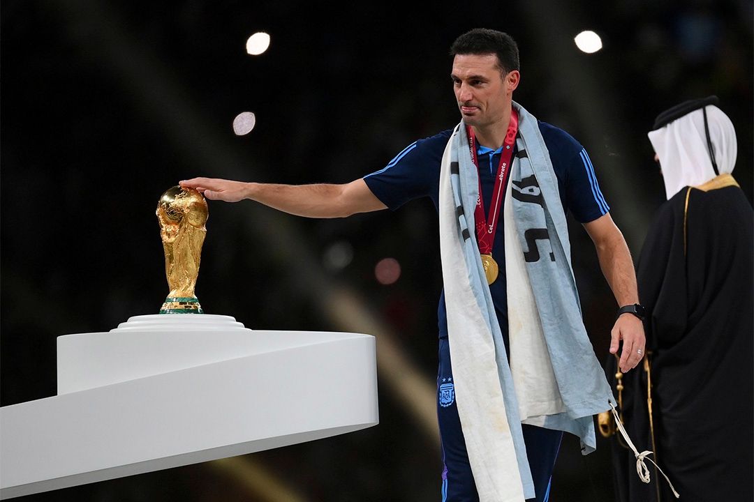  Lionel Scaloni, campeón del Mundial