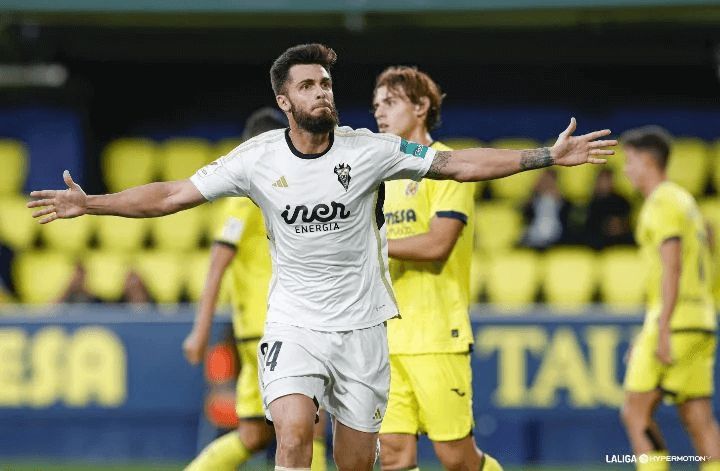  Cristian Glauder, durante un partido con el Albacete la pasada temporada.