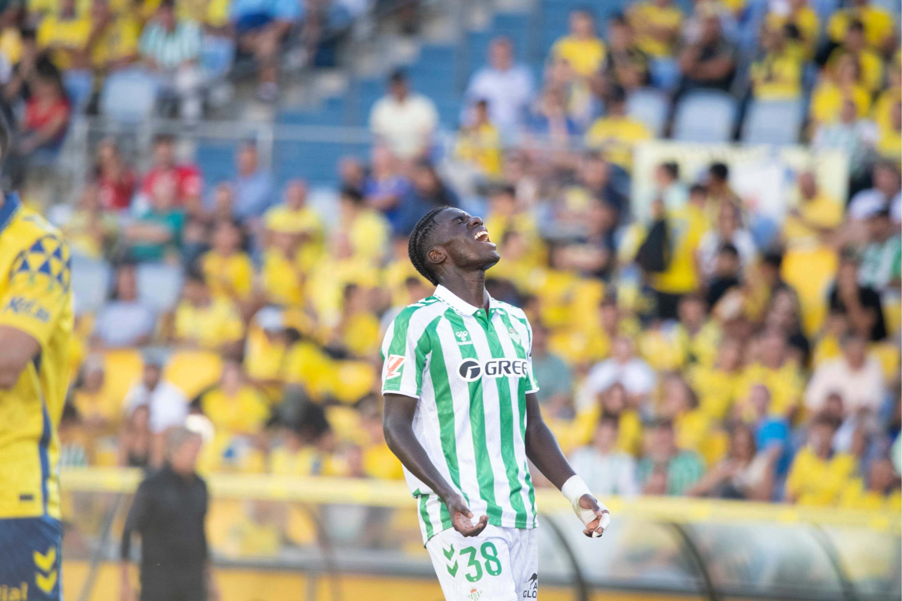  Assane Diao se lamenta tras una ocasión (foto: Cordón Press).