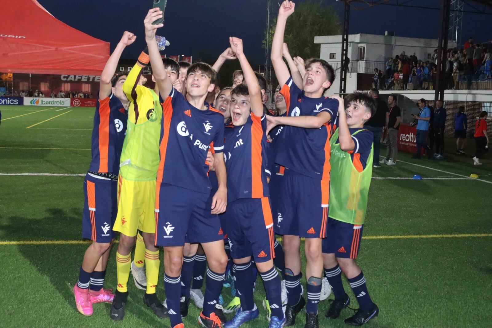 Selección con el hijo de Vicente Rodríguez