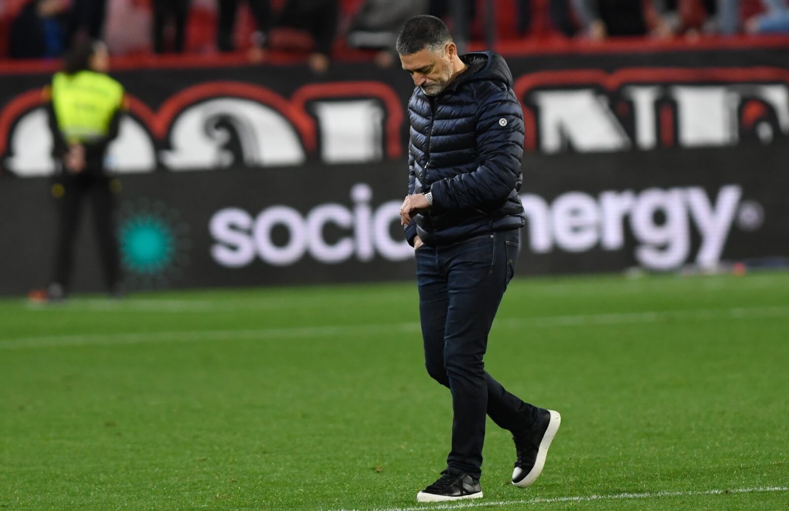 García Pimienta, tras el Sevilla-Mallorca.