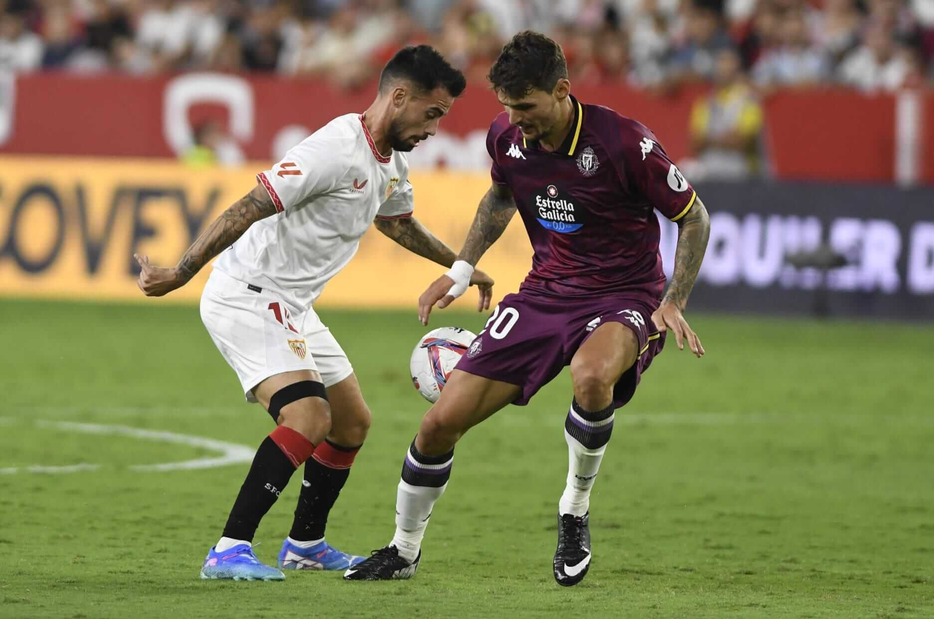  Suso, en el Sevilla-Valladolid.