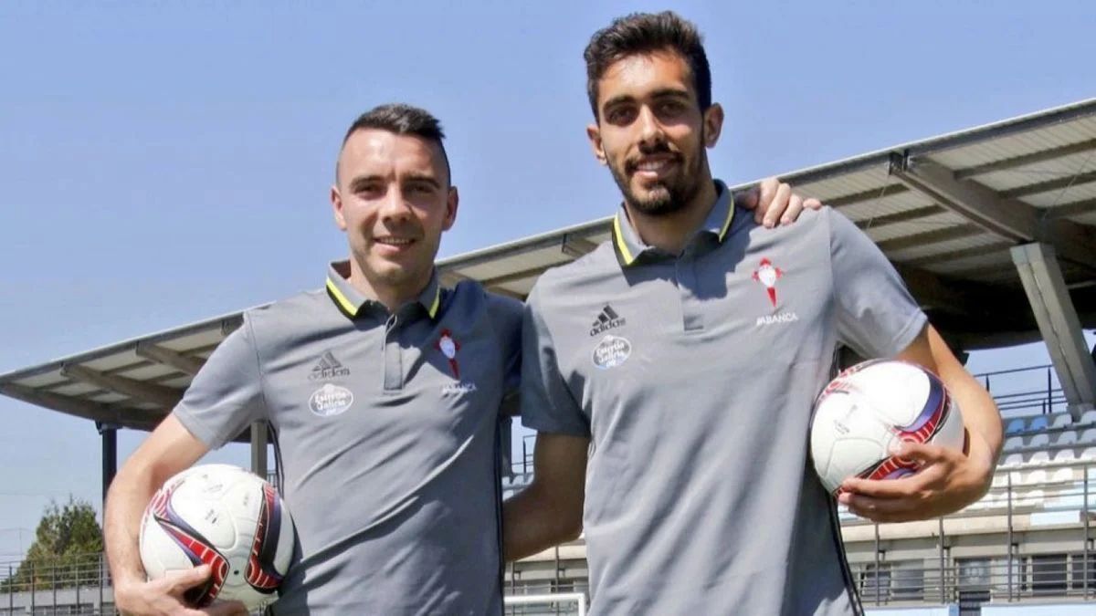 Iago Aspas y Borja Iglesias.