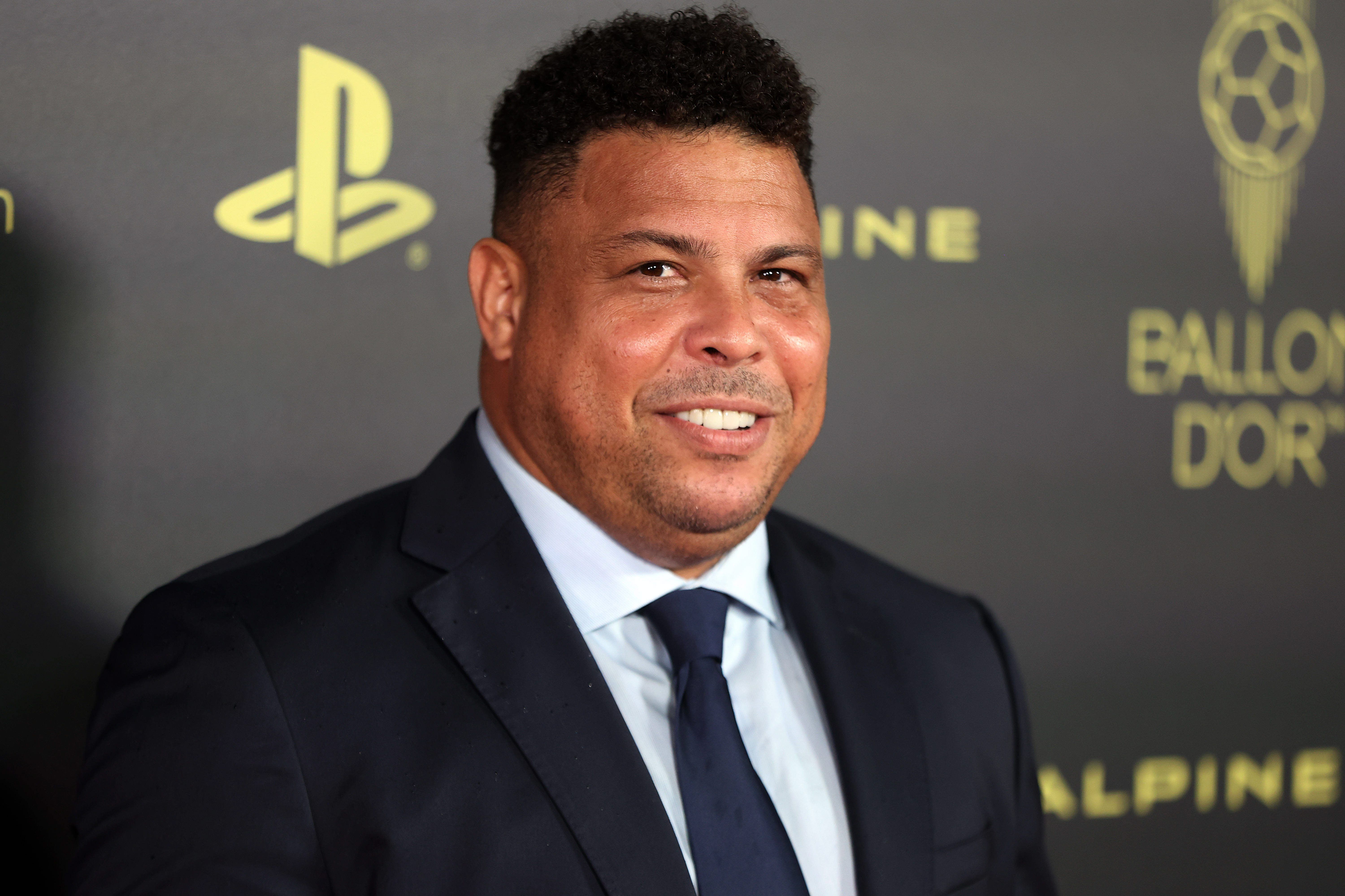 Ronaldo Nazario en la gala del Balón de Oro 2022.