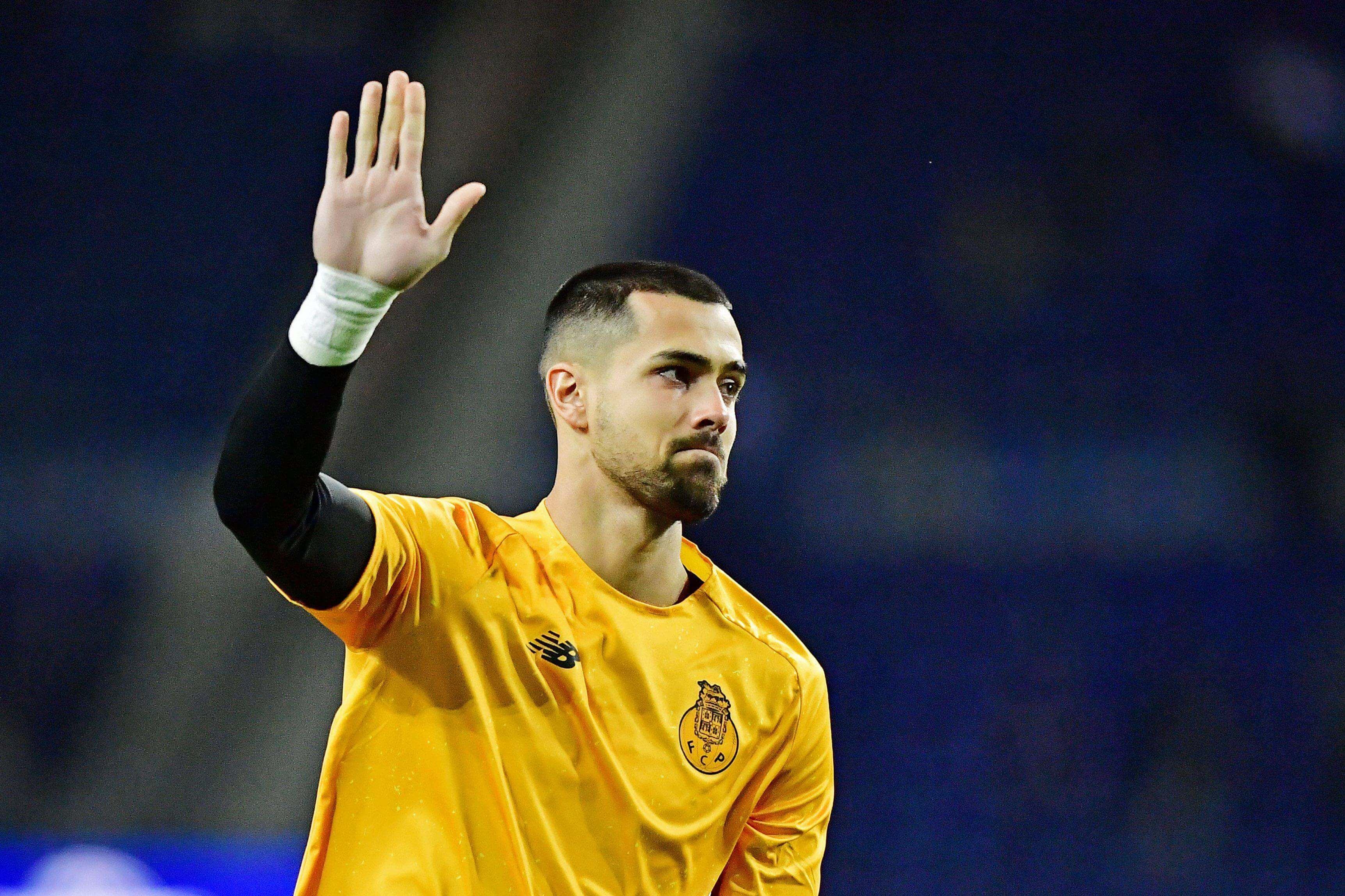 Diogo Costa con la camiseta del Oporto
