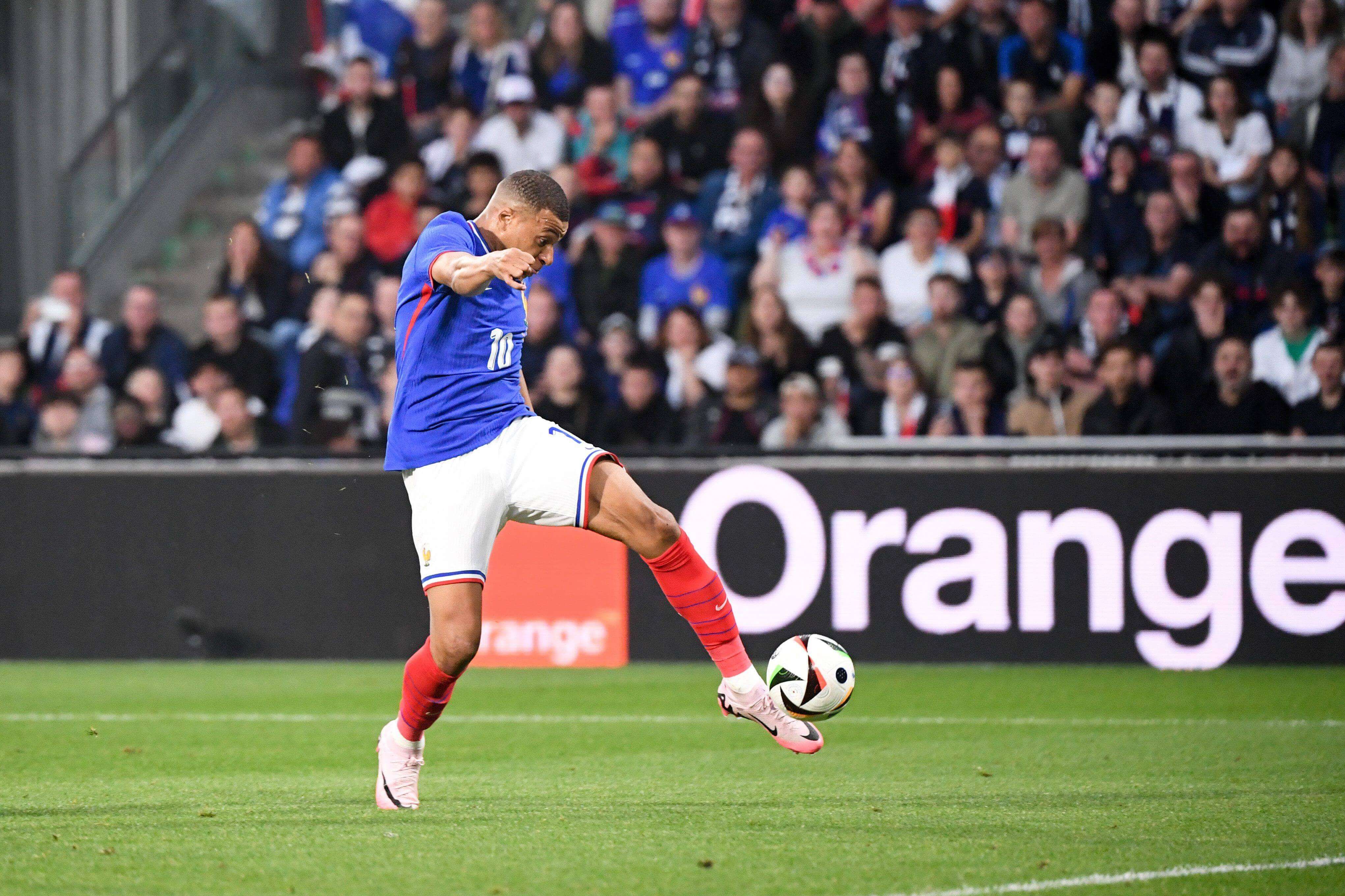  Kylian Mbappé, en un partido con Francia.