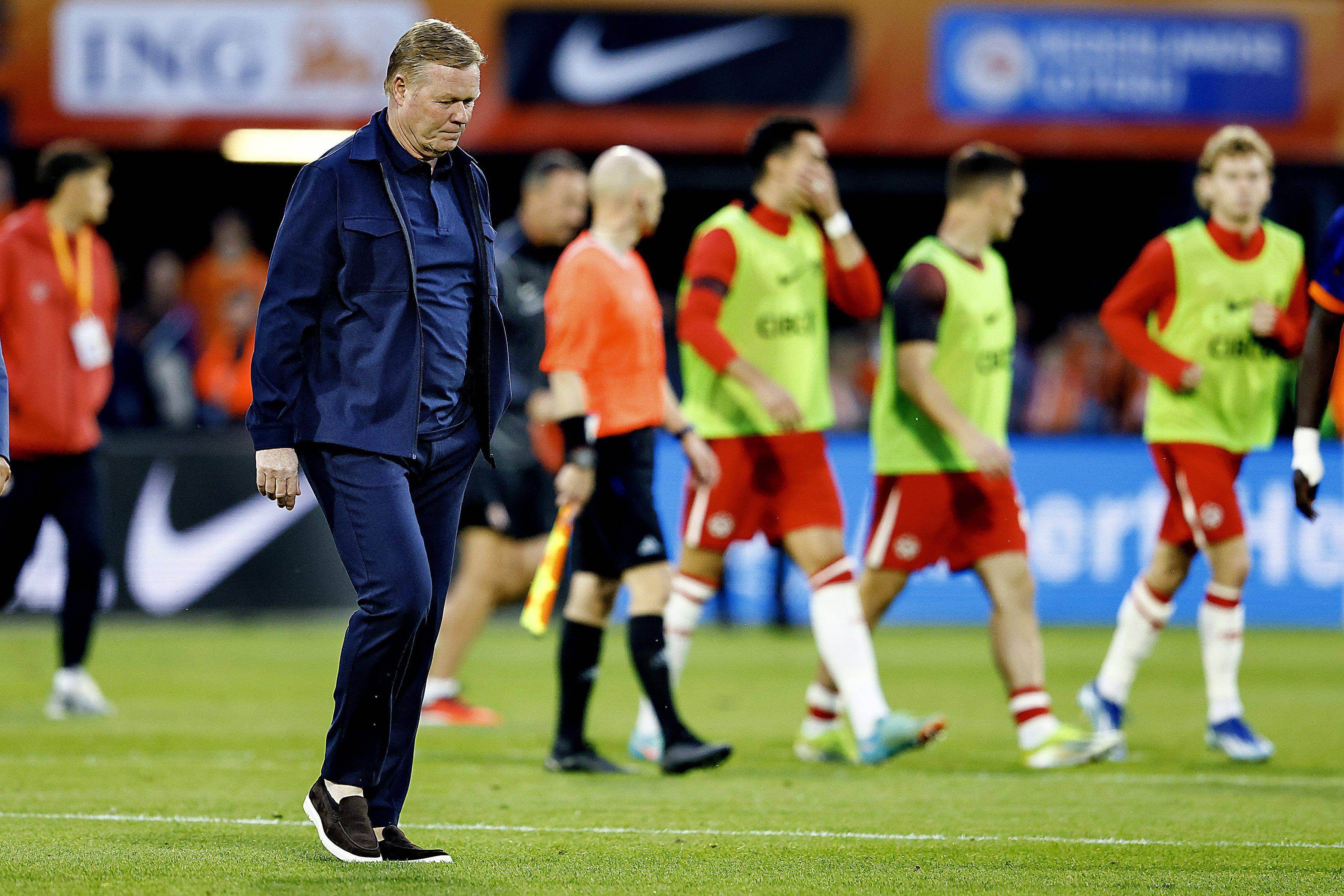  Koeman, en un partido de Países Bajos (FOTO: Cordón Press).