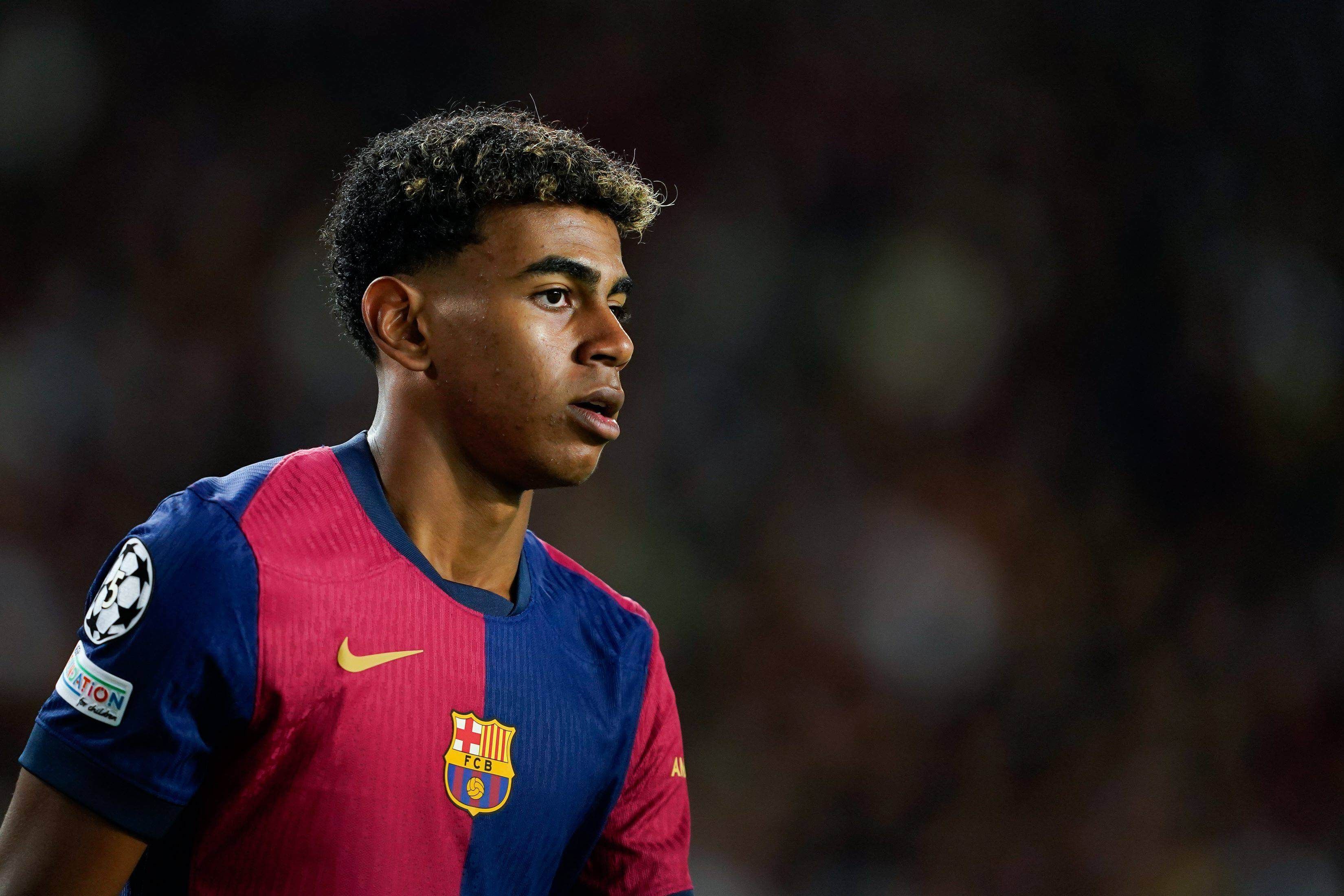  Lamine Yamal, en el Barcelona-Young Boys de Champions (FOTO: Cordón Press).