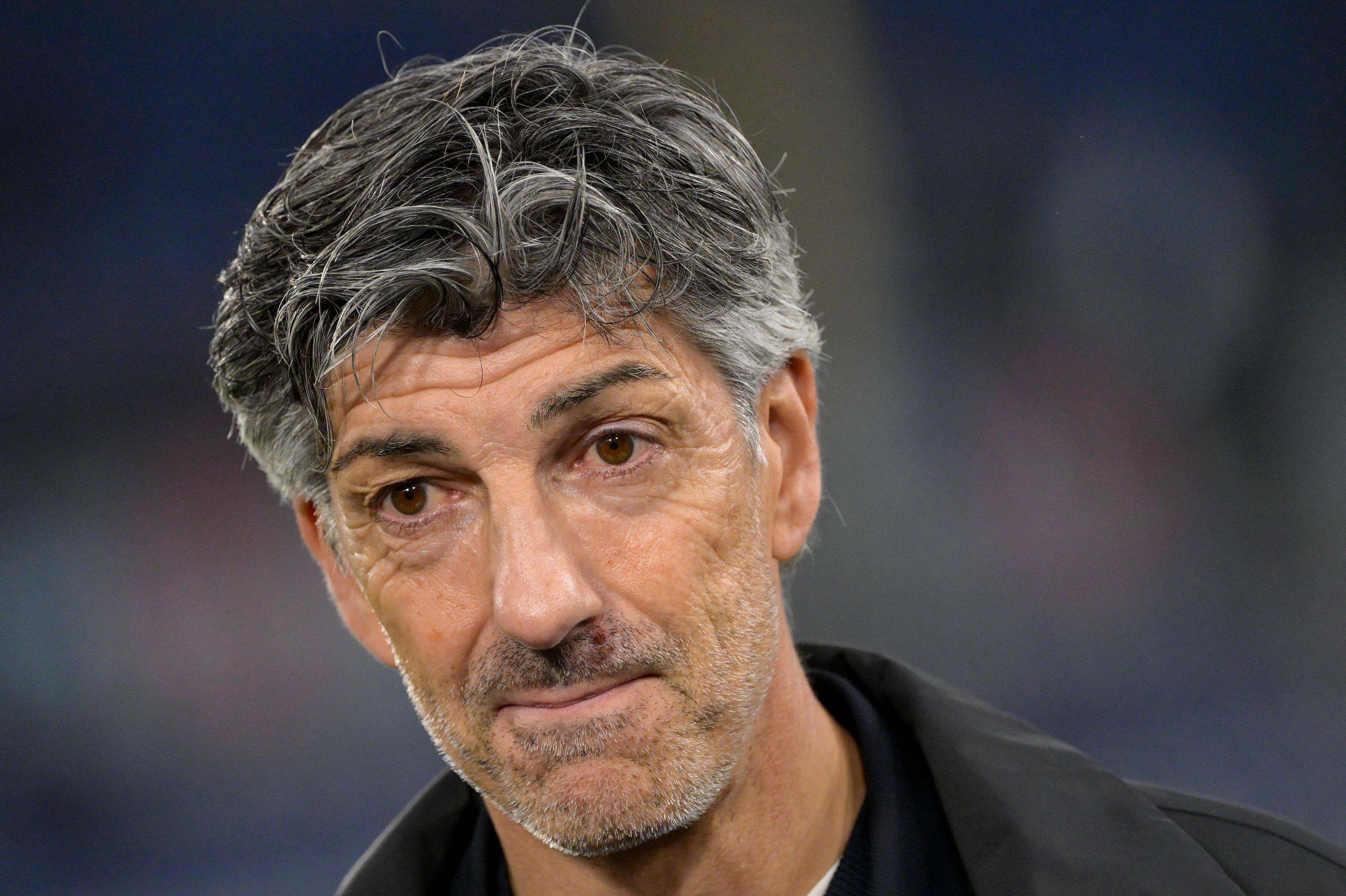 Imanol Alguacil, contrariado en el Lazio - Real Sociedad.