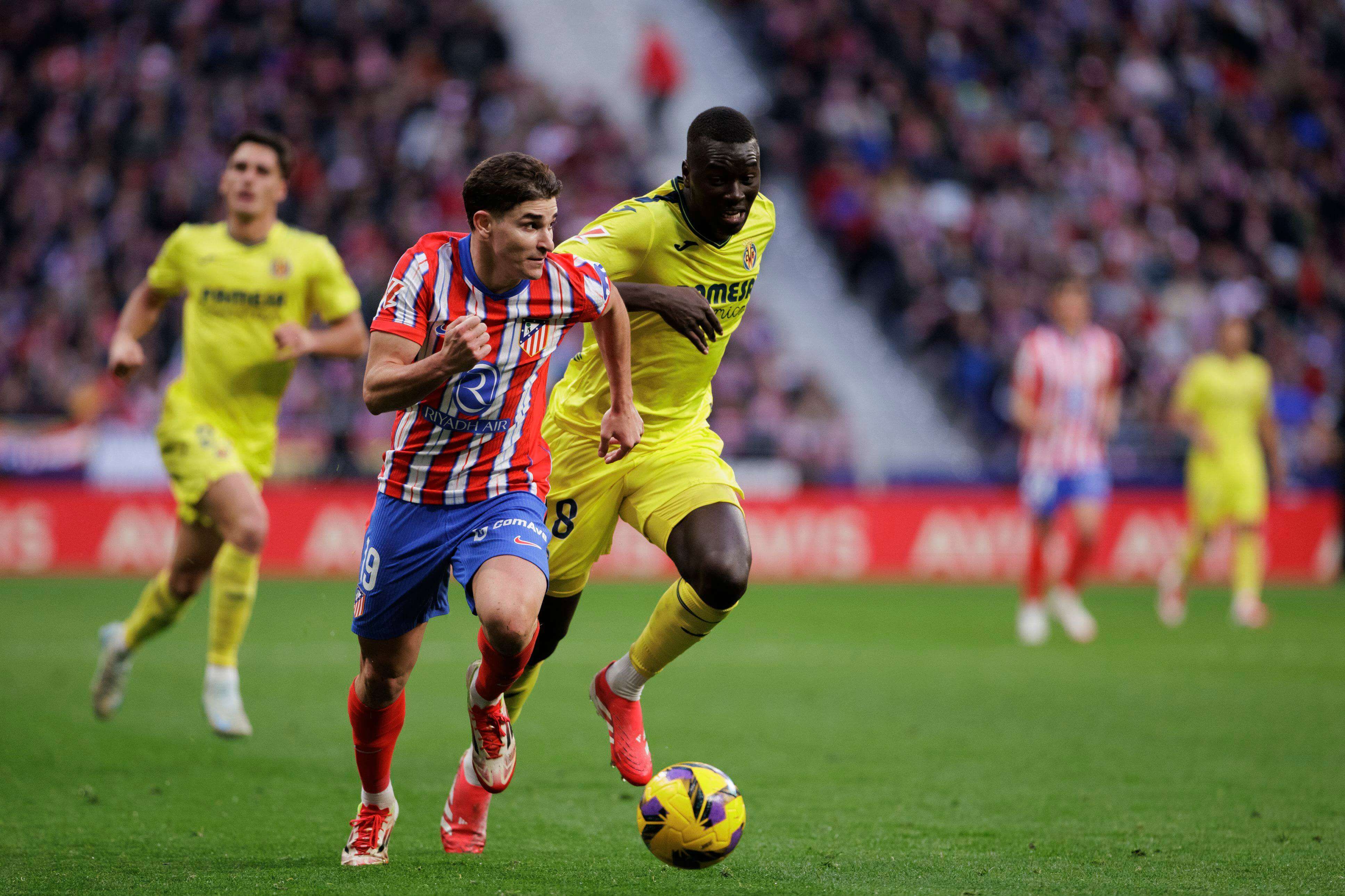  Julián Álvarez contra el Villarreal (Cordon Press)